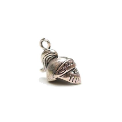 Zawieszka metalowa Charms ScrapBerry's Hełm Rycerski, 12mm
